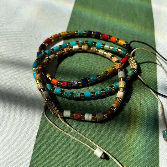 Natural Stone Beaded Bracelets