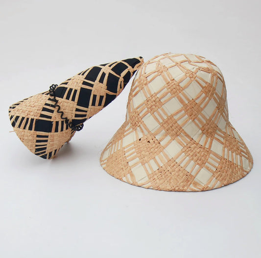 Raffia Woven Bucket Hat