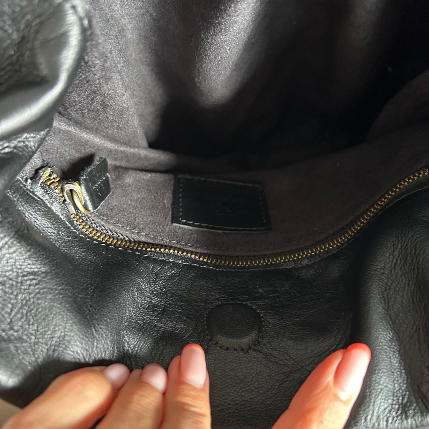Oversized Leather Slouch Bag