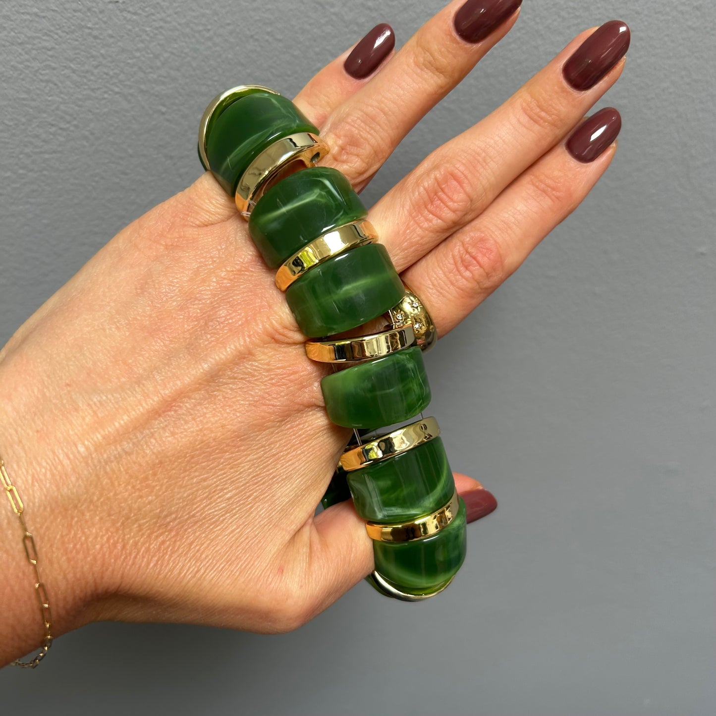 Acrylic Retro Bangles