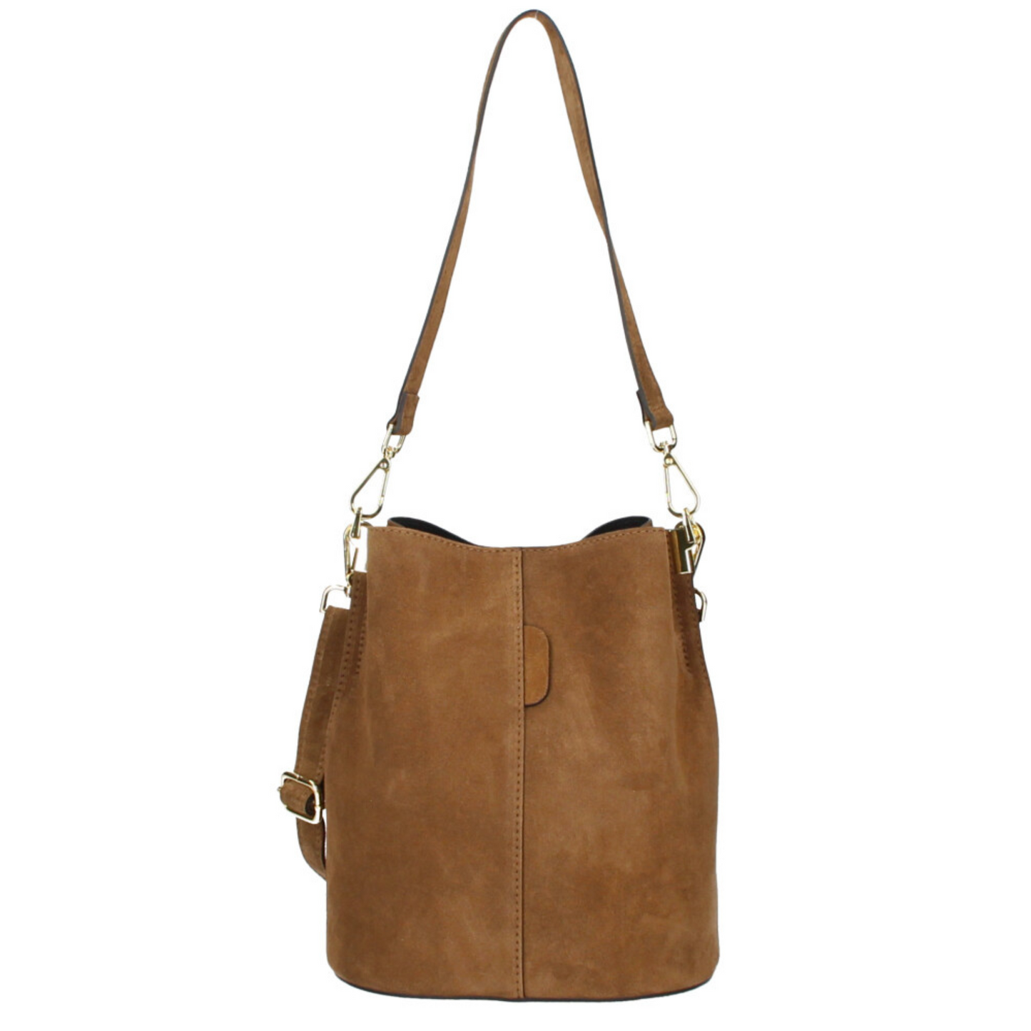 Suede Bucket Bag