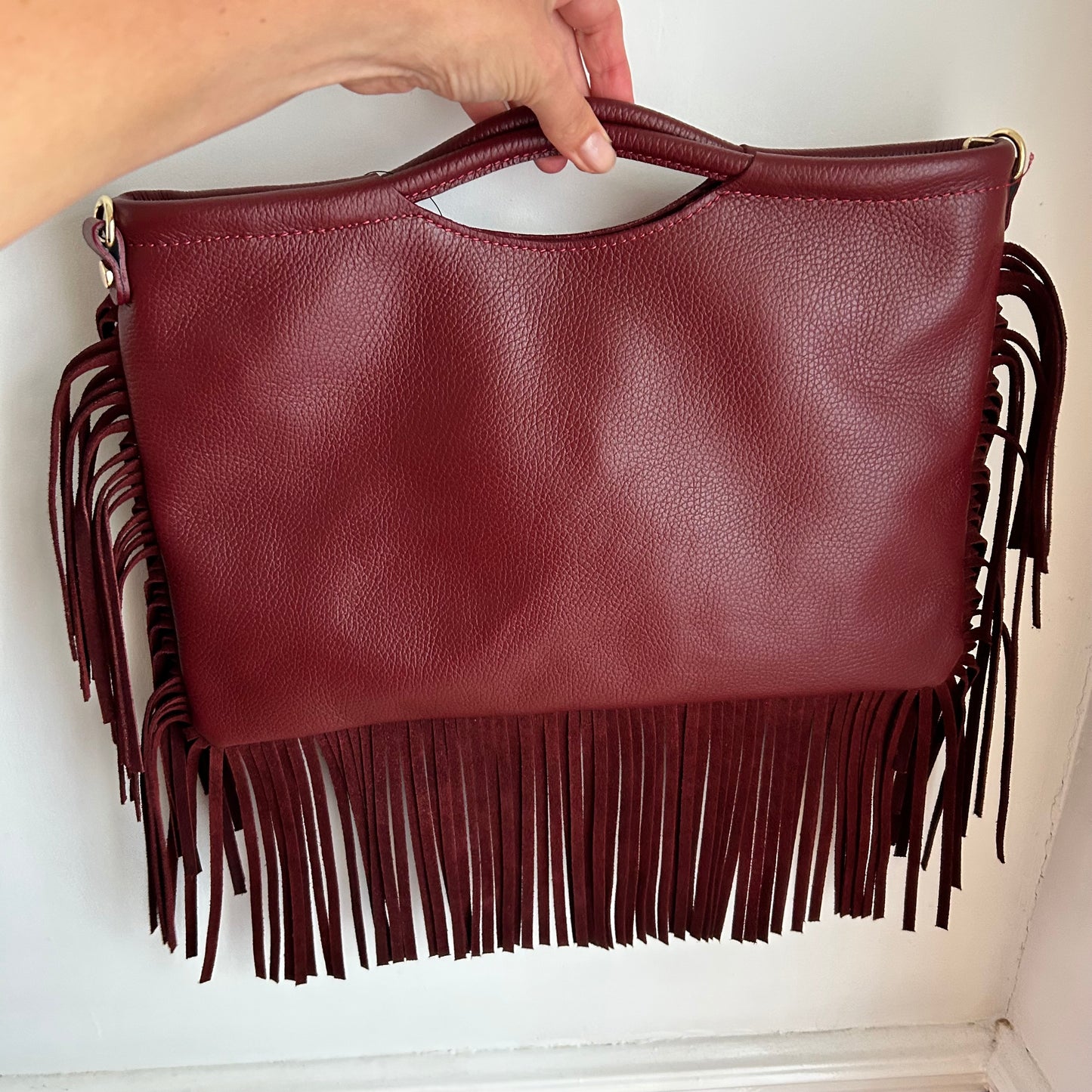 The Fringed Leather Bag