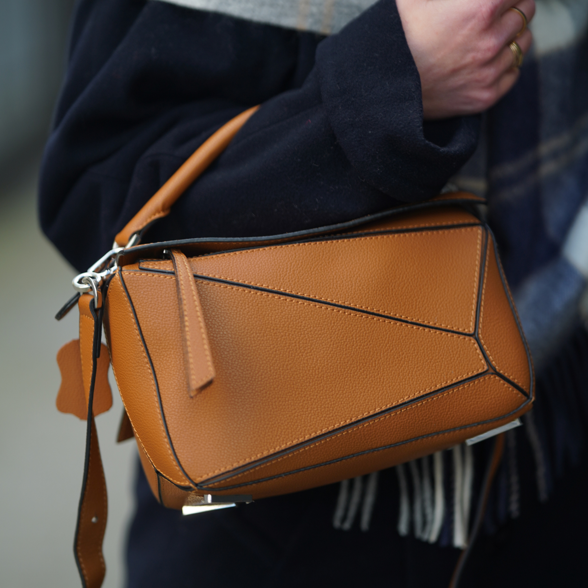 Leather Grab Handle Geometric Bag | Crossbody Handbag | Scott-Samuel Leather Grab Handle Geometric Bag | Crossbody Handbag | Scott-Samuel