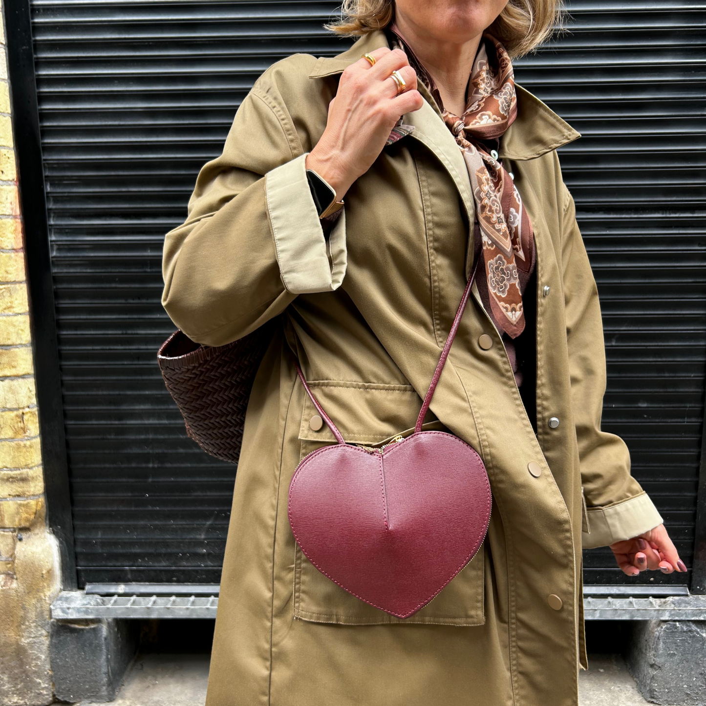 Heart Leather Handbag
