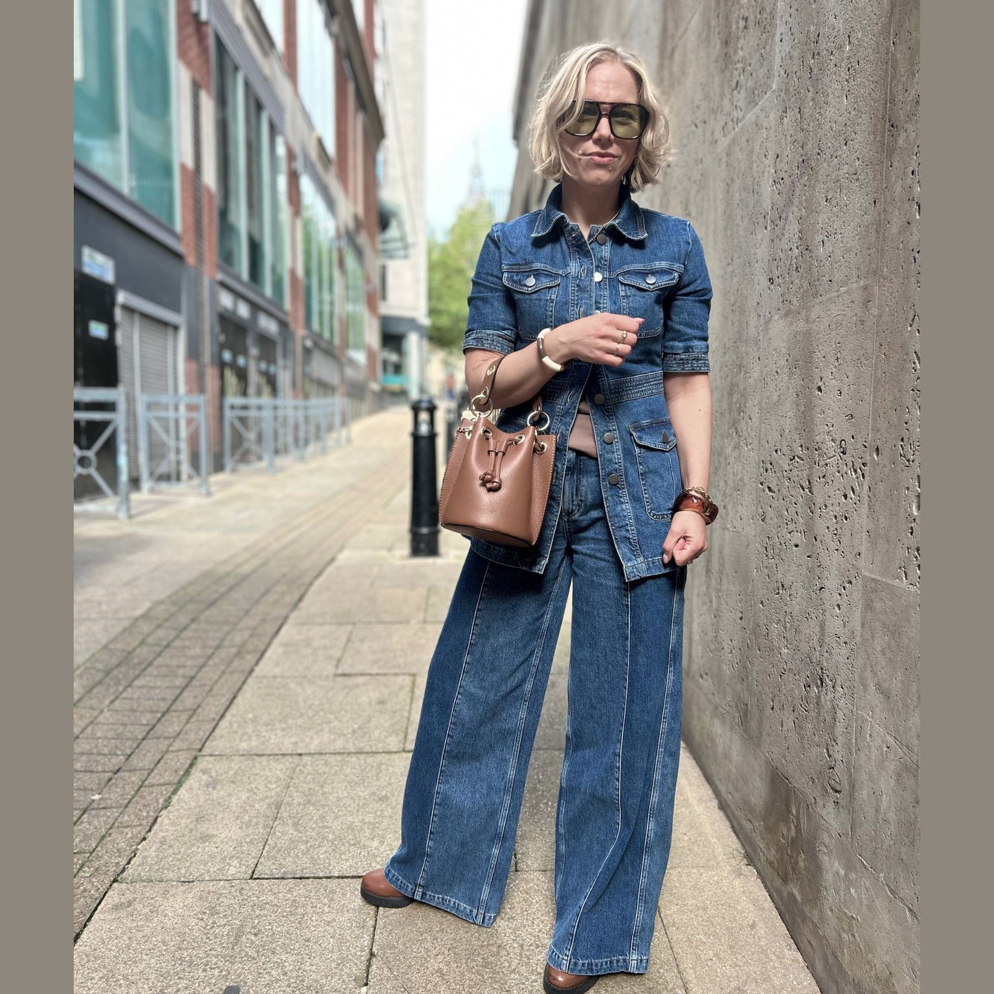 The Leather Bucket Bag