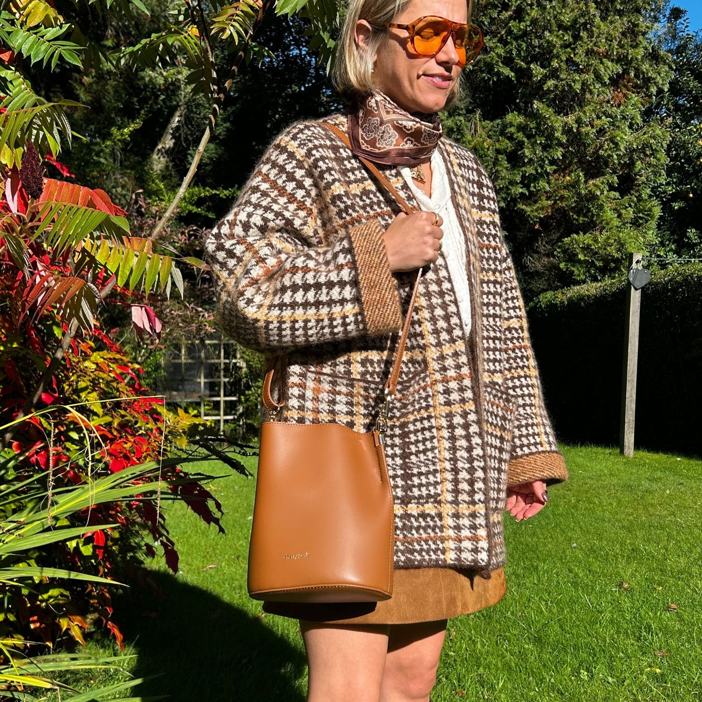 Leather Bucket Bags (two styles)