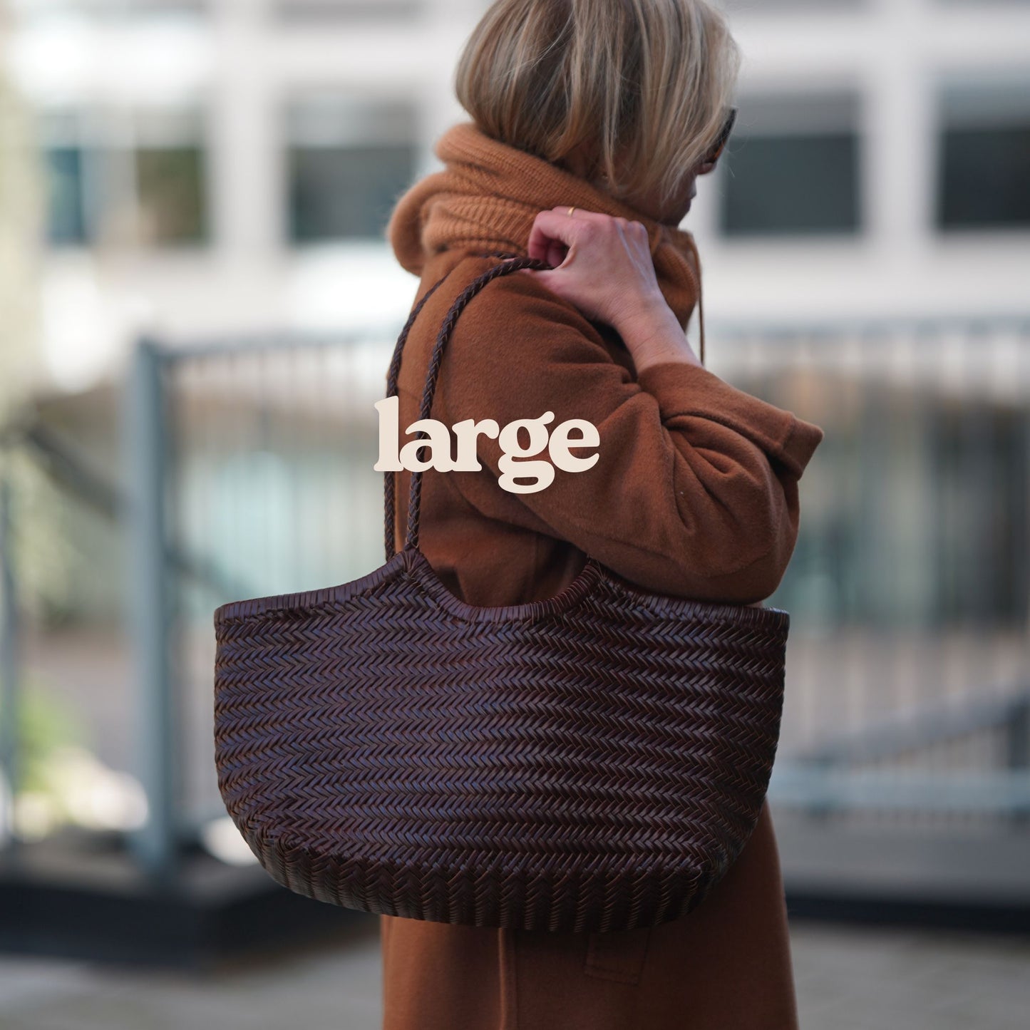The Woven Leather Basket