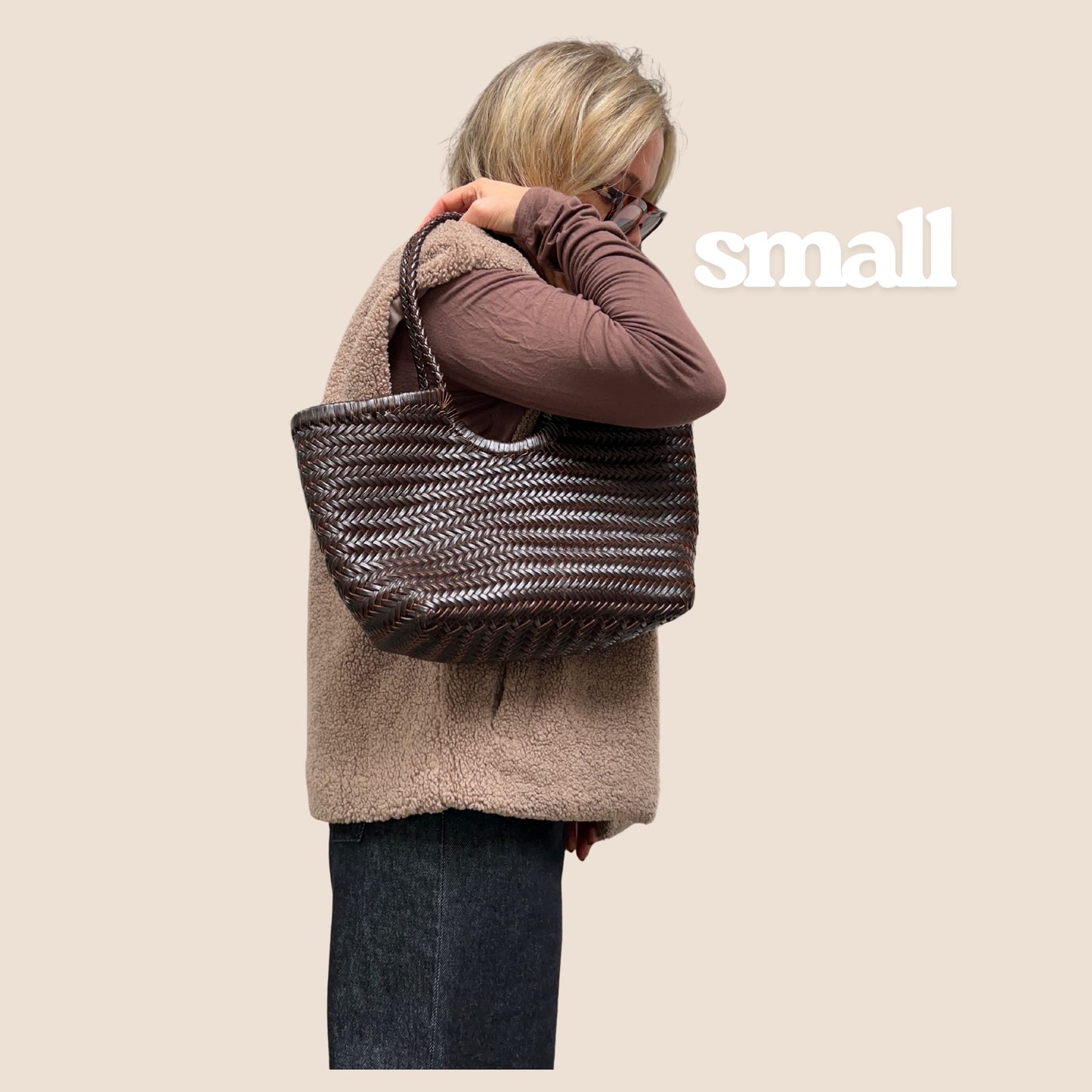 The Woven Leather Basket