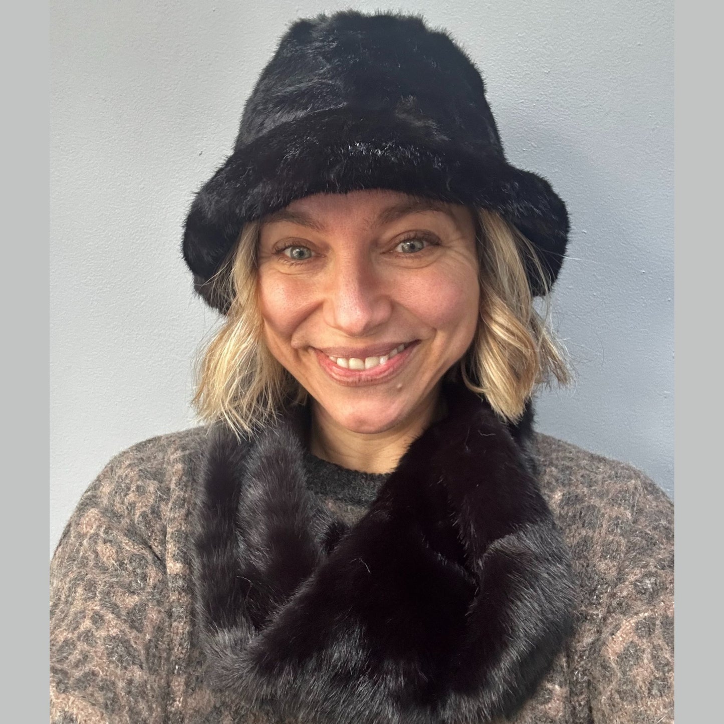 Faux Fur Bucket Hats