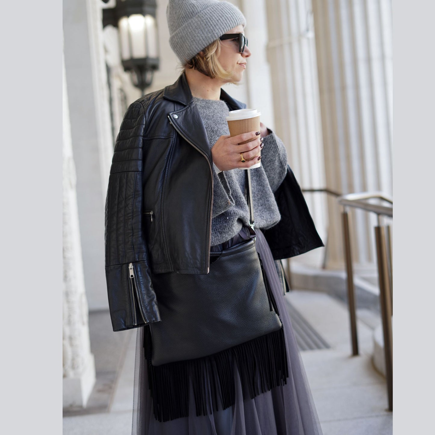 The Fringed Leather Bag