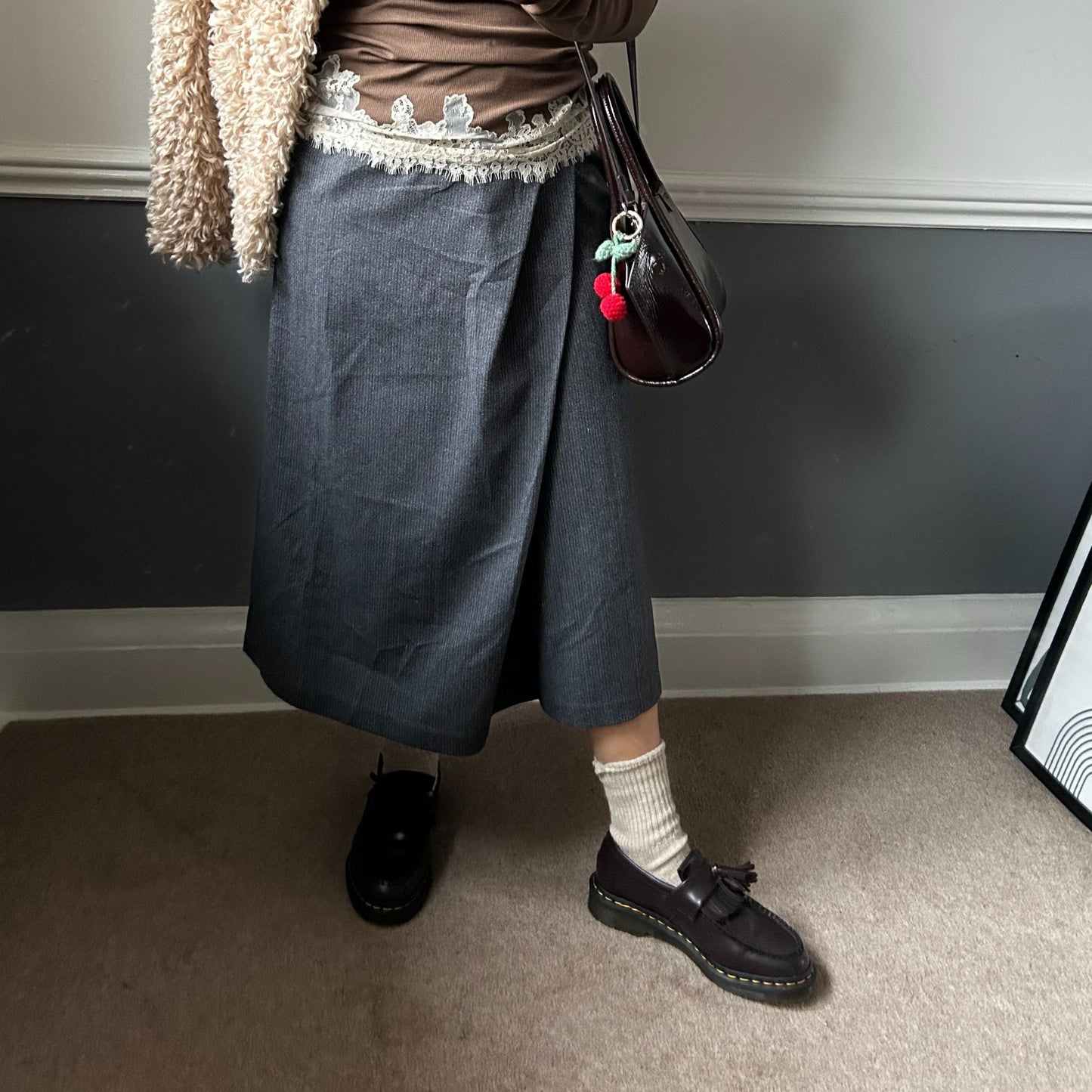 Oatmeal Lambswool Socks