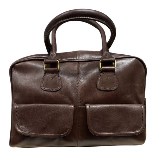 Leather Bowling Bag