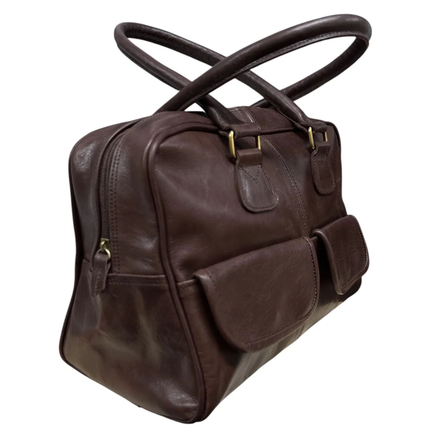 Leather Bowling Bag
