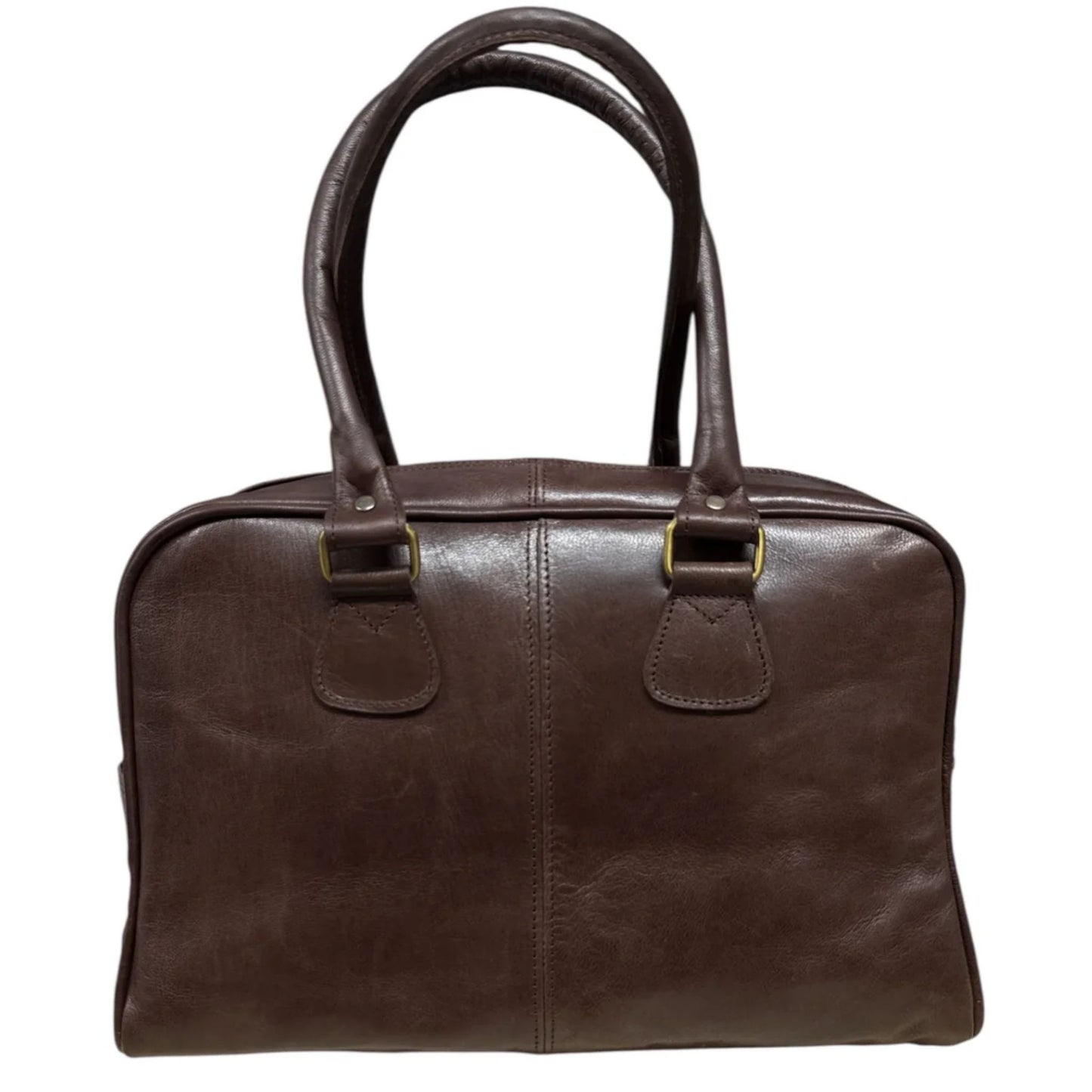 Leather Bowling Bag