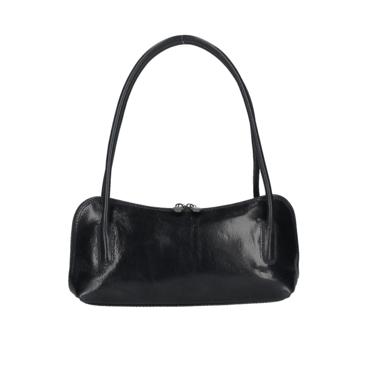 Polished Leather Shoulder Bag