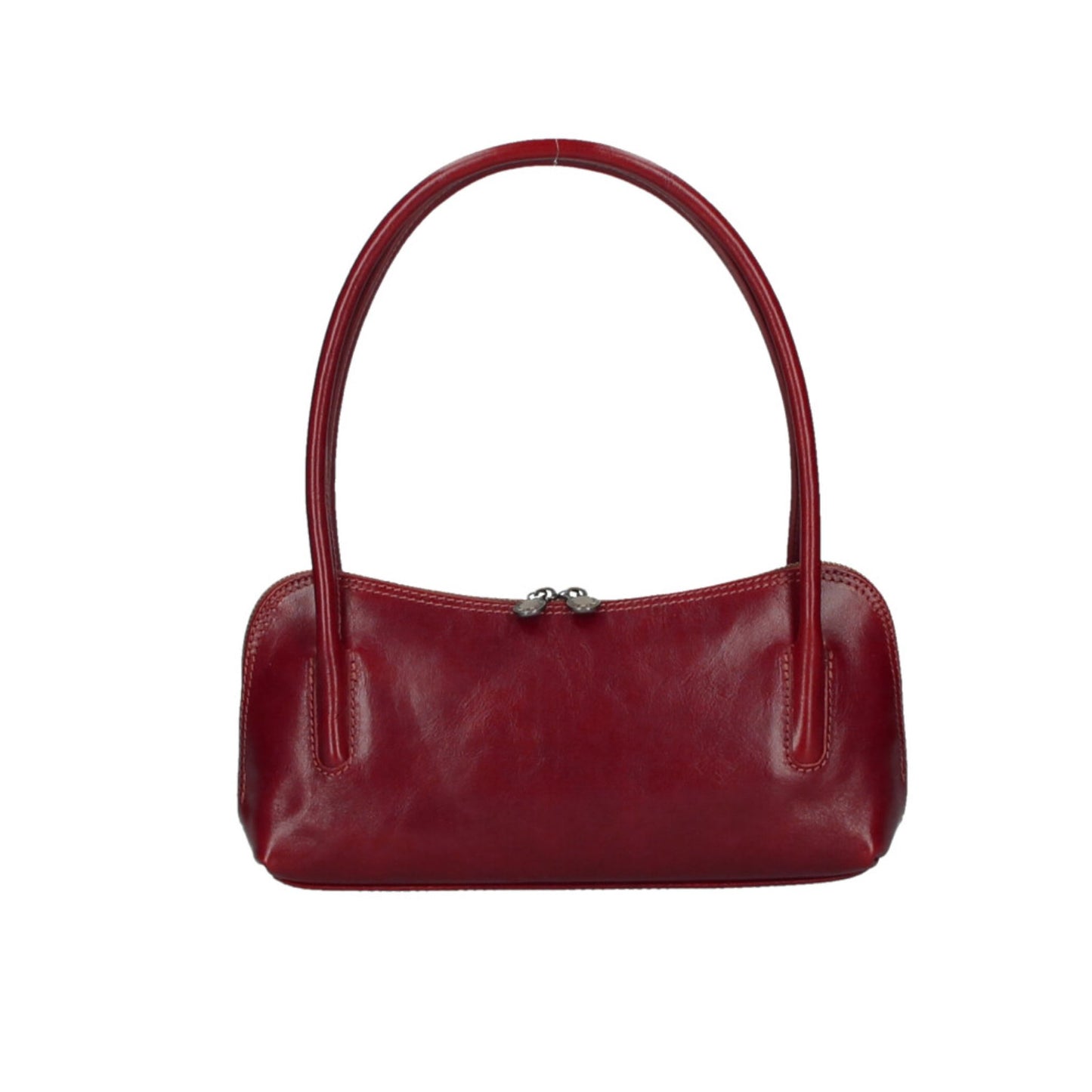 Polished Leather Shoulder Bag