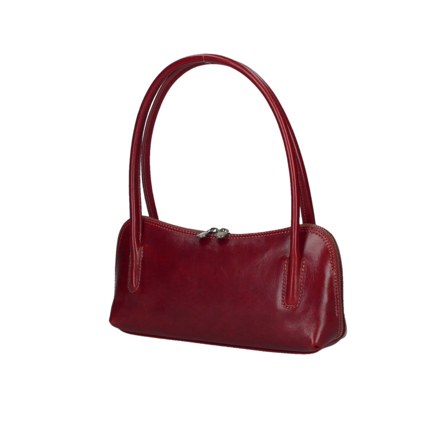 Polished Leather Shoulder Bag