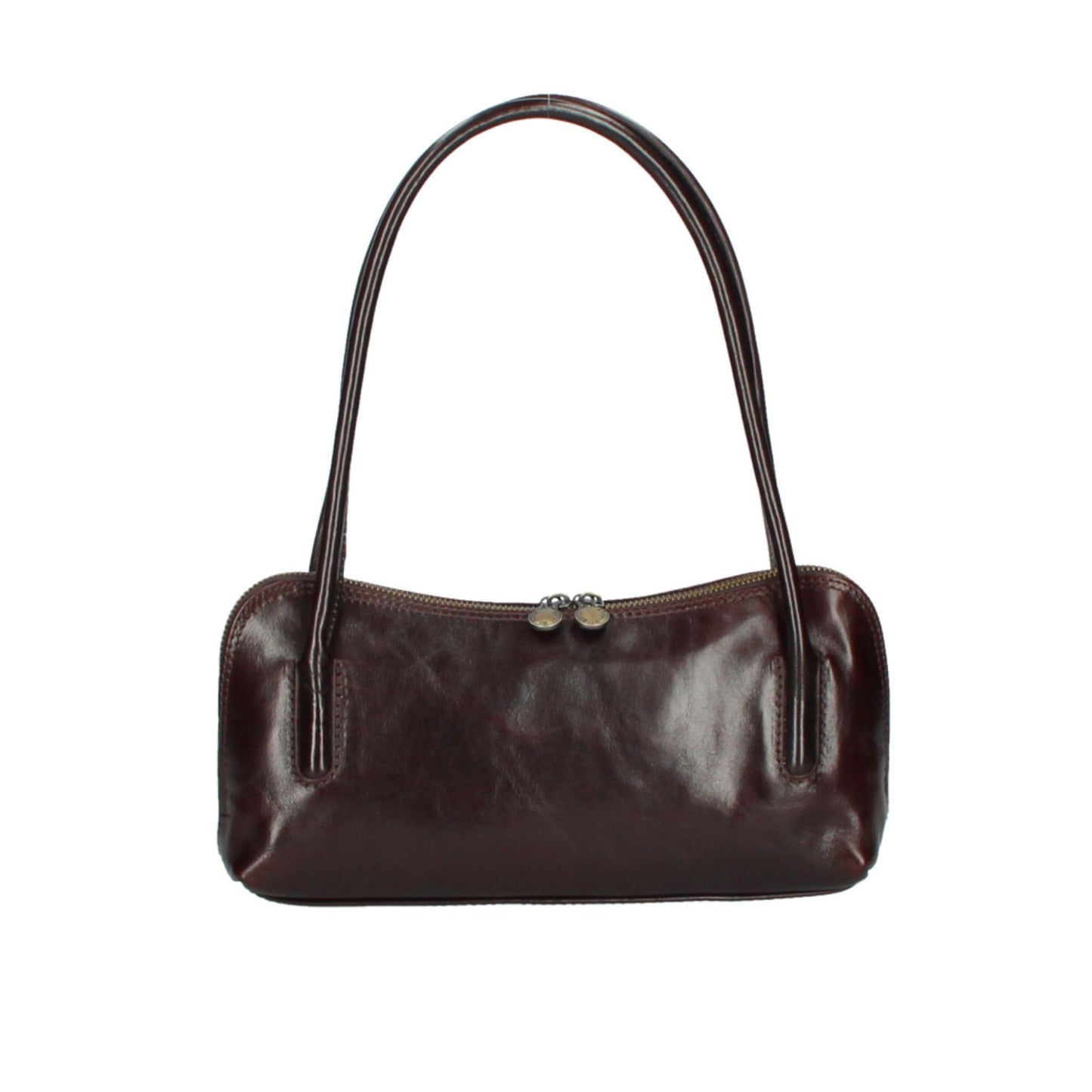 Polished Leather Shoulder Bag