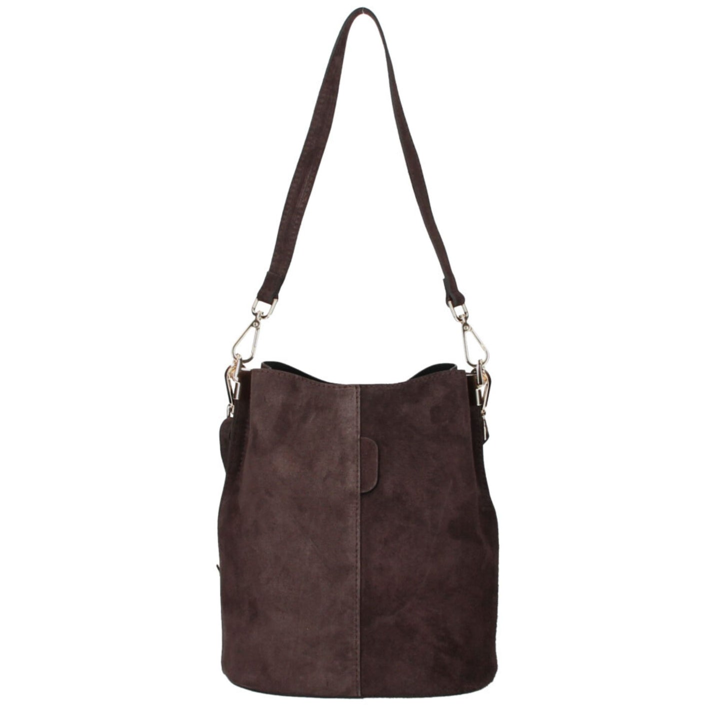 Suede Bucket Bag