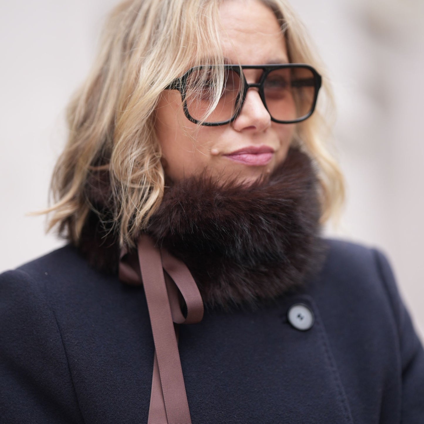 Faux fur collars