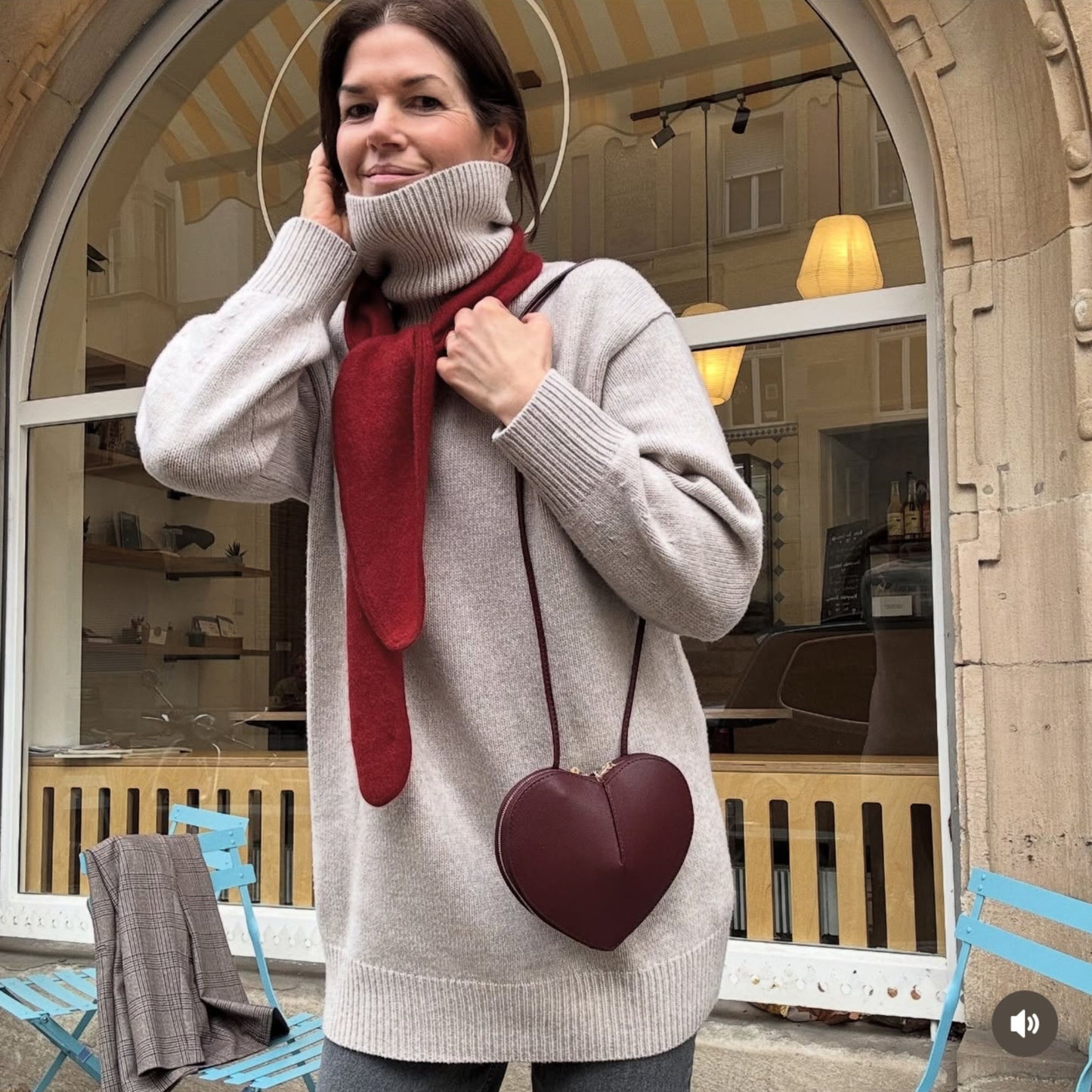 Heart Leather Handbag