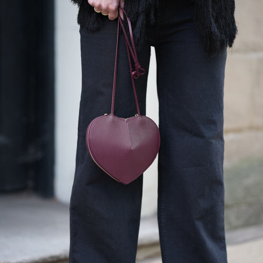 Heart Leather Handbag
