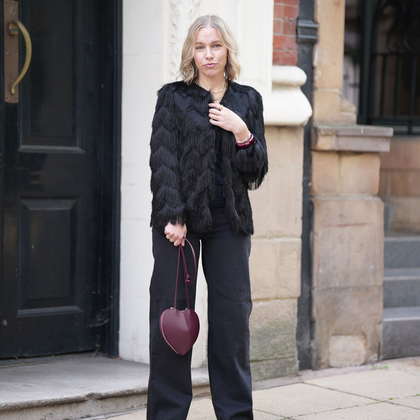 Heart Leather Handbag