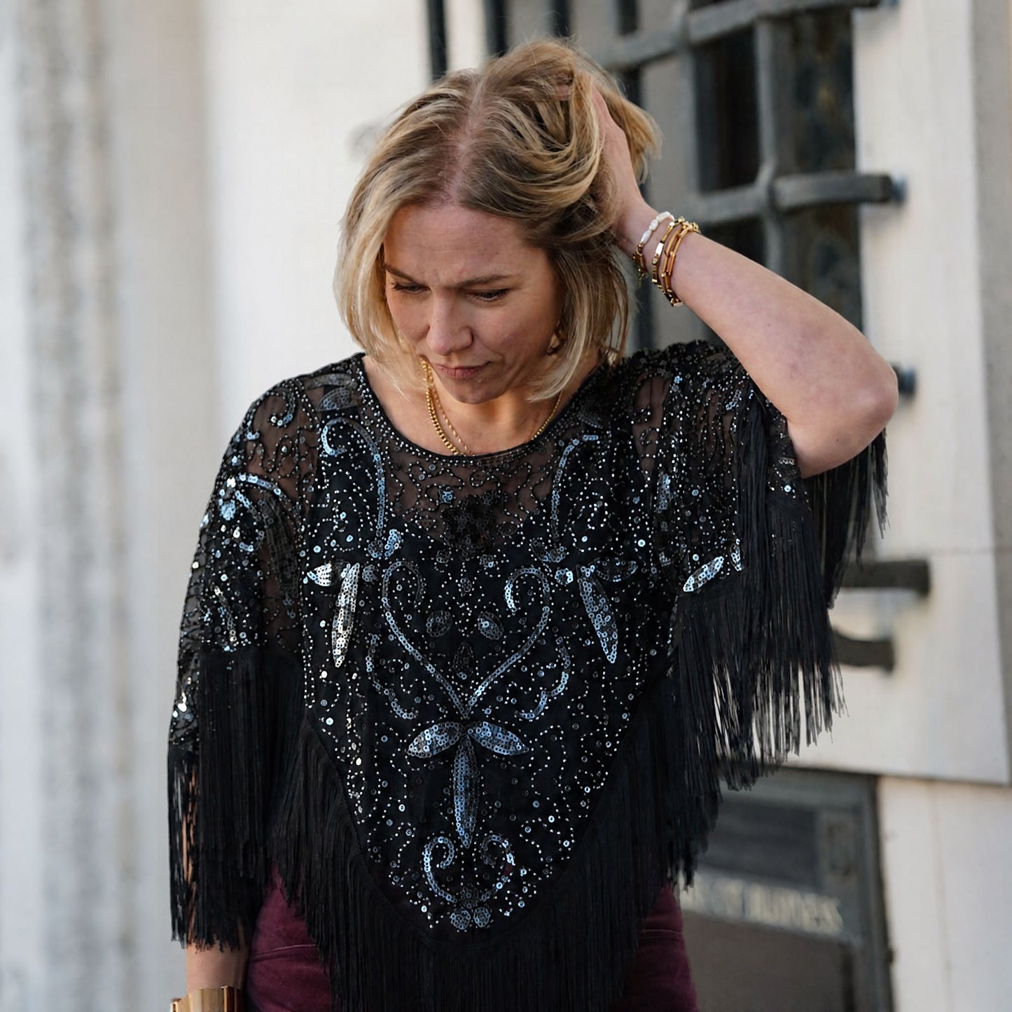 Sequin Capes & Ponchos