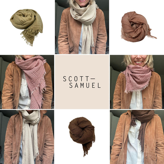Bamboo & Cotton Scarves
