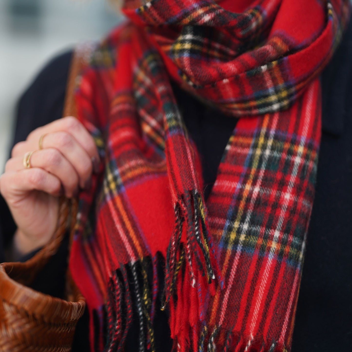 Scottish Lambswool Tartan Scarves