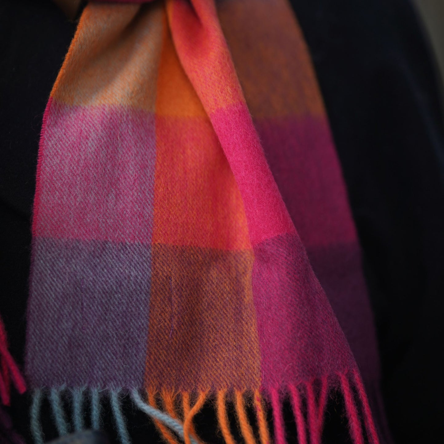 Scottish Lambswool Tartan Scarves