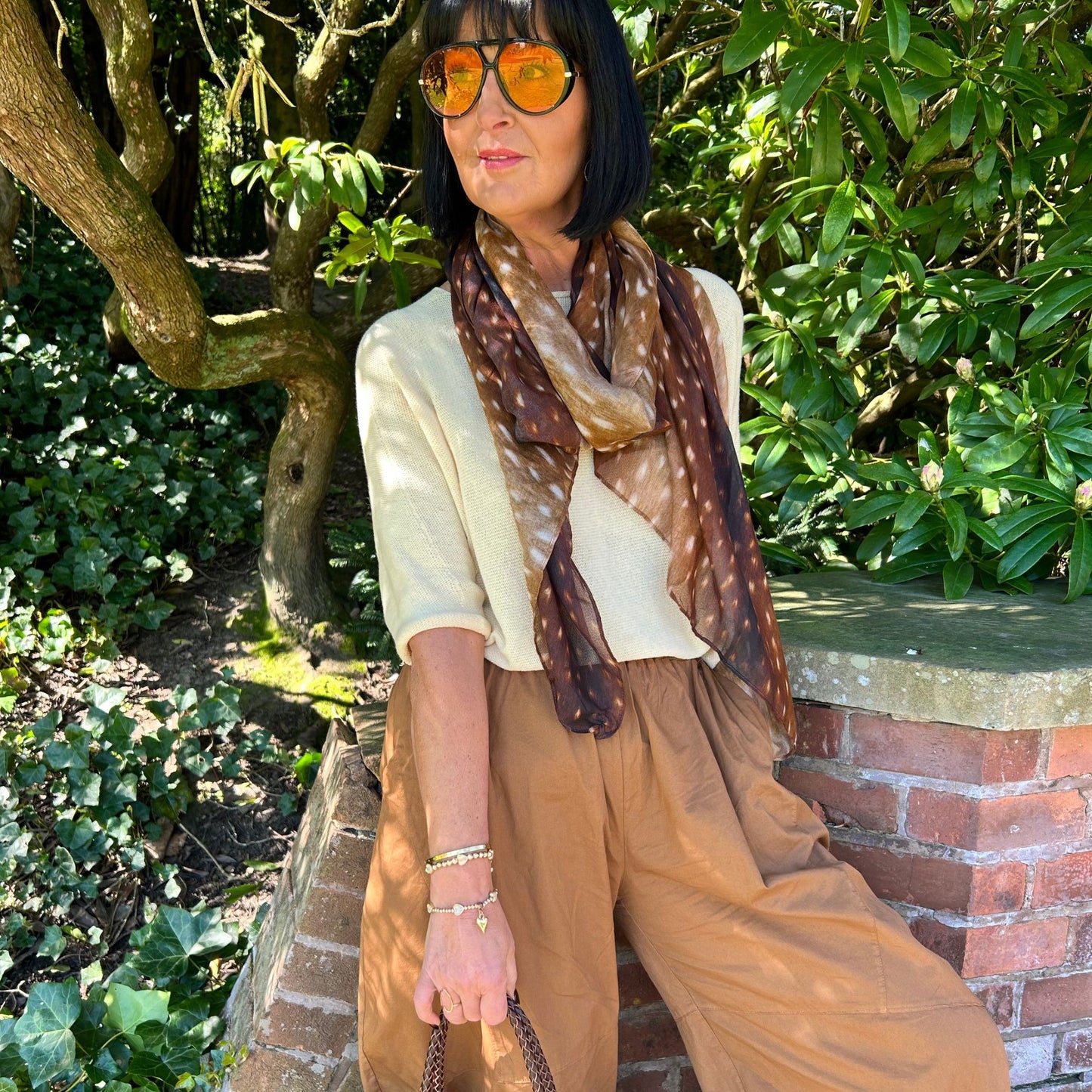 Deer Print Scarf