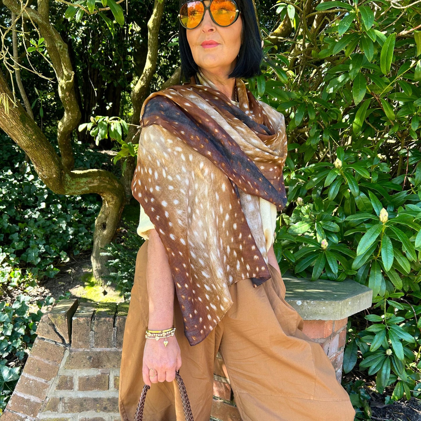 Deer Print Scarf
