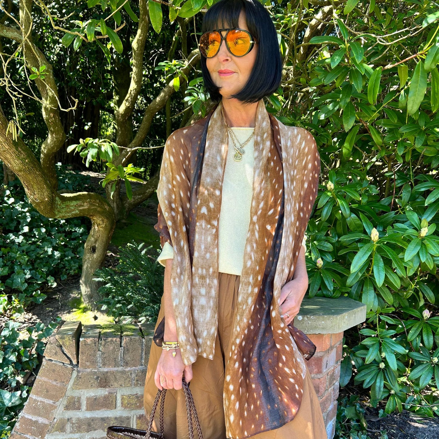 Deer Print Scarf