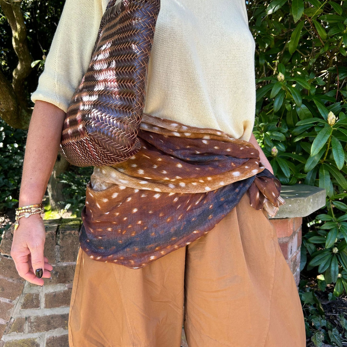 Deer Print Scarf