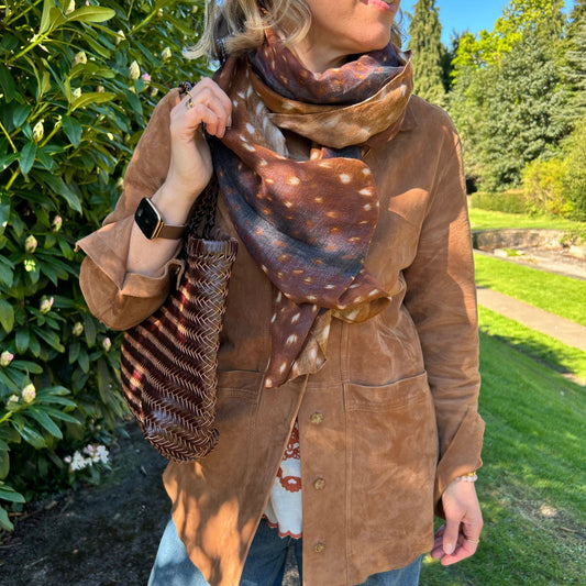 Deer Print Scarf