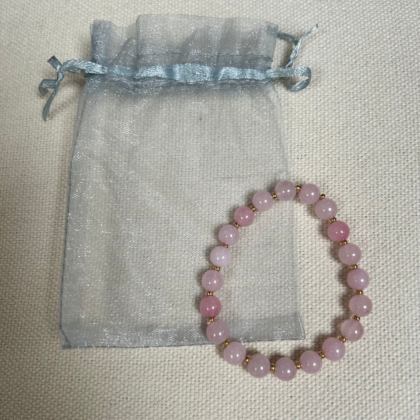 Rose Quartz Stone Bracelet