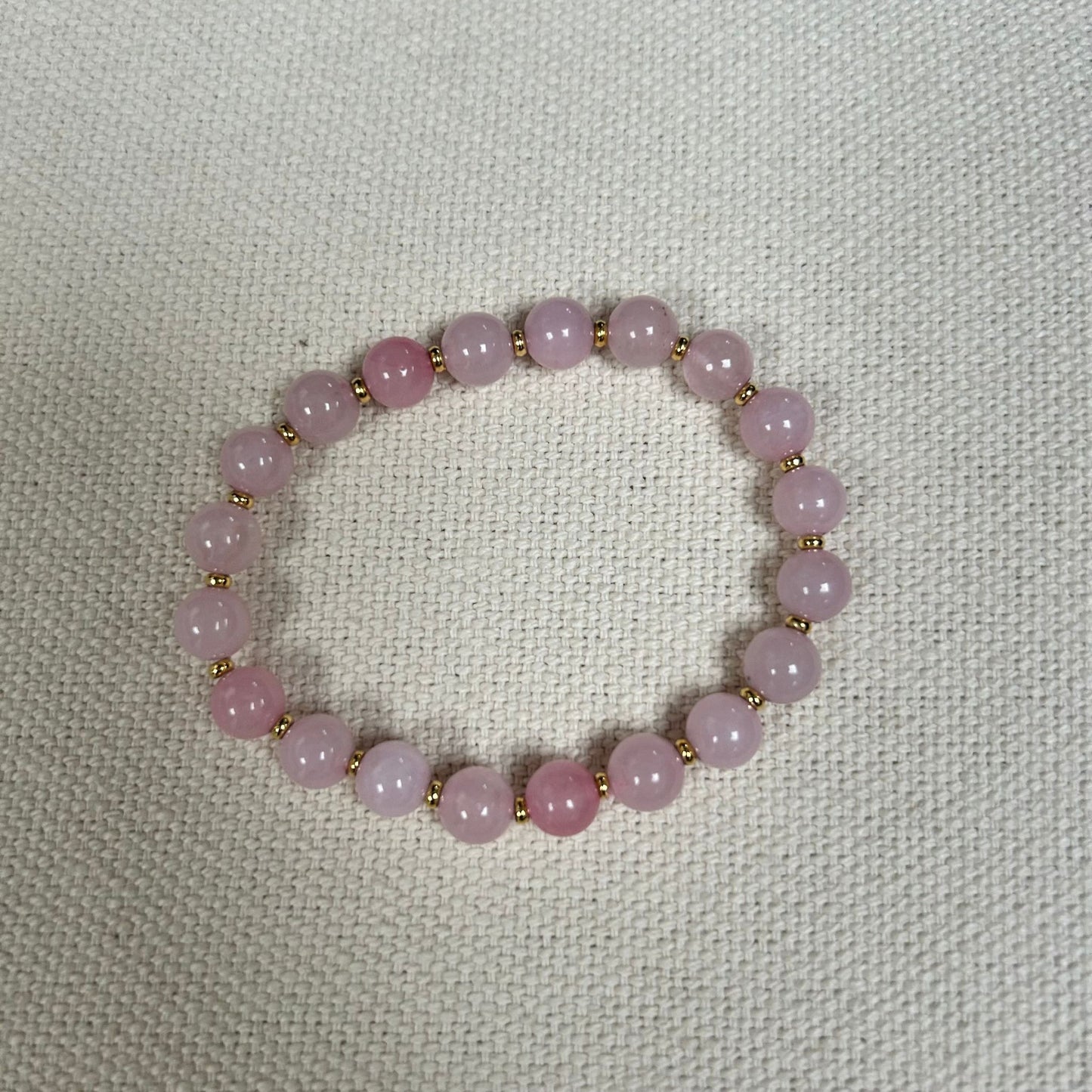 Rose Quartz Stone Bracelet