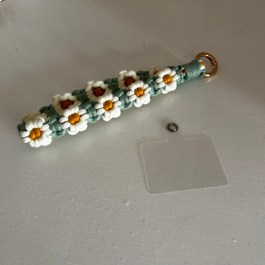 Daisy Bag Charm / Phone strap