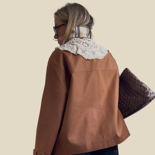 Crochet neck scarf
