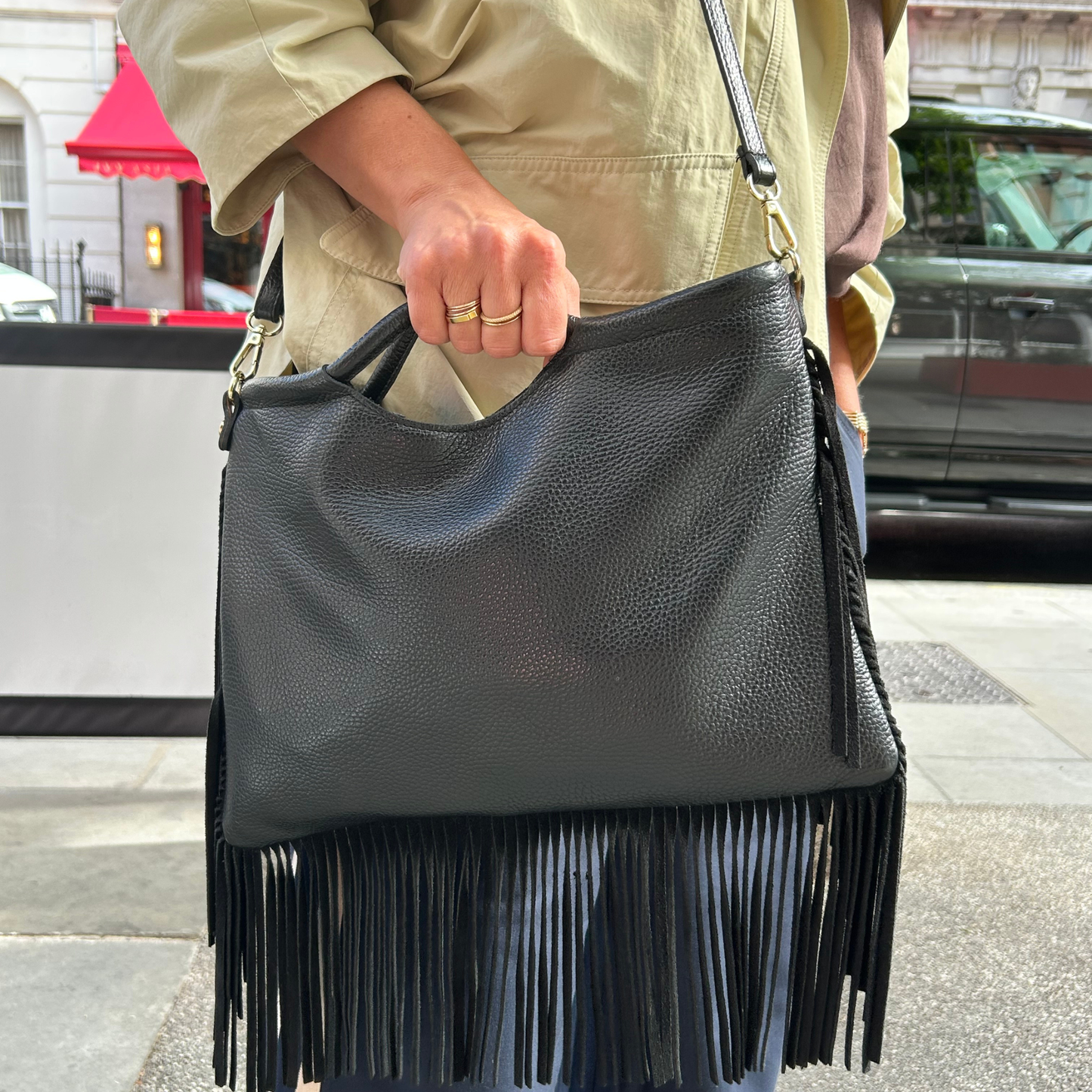 The Fringed Leather Bag