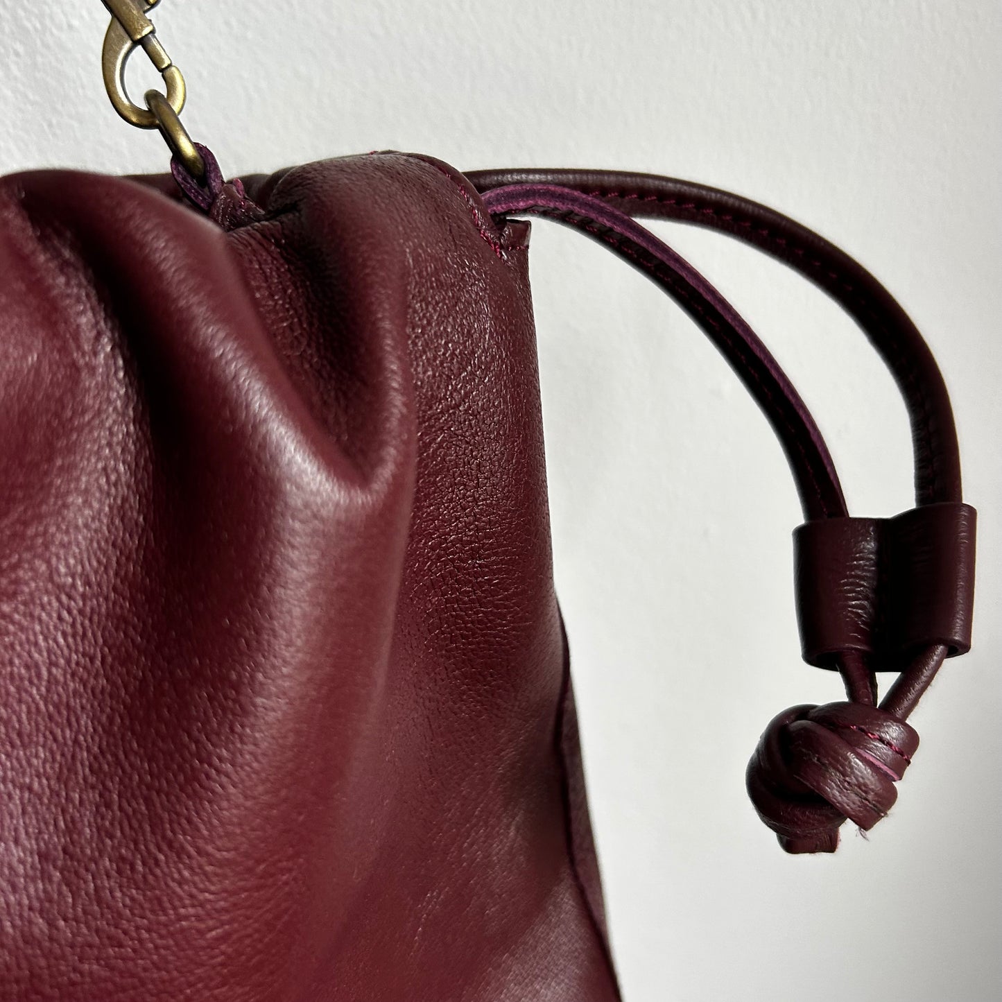 Oversized Leather Slouch Bag