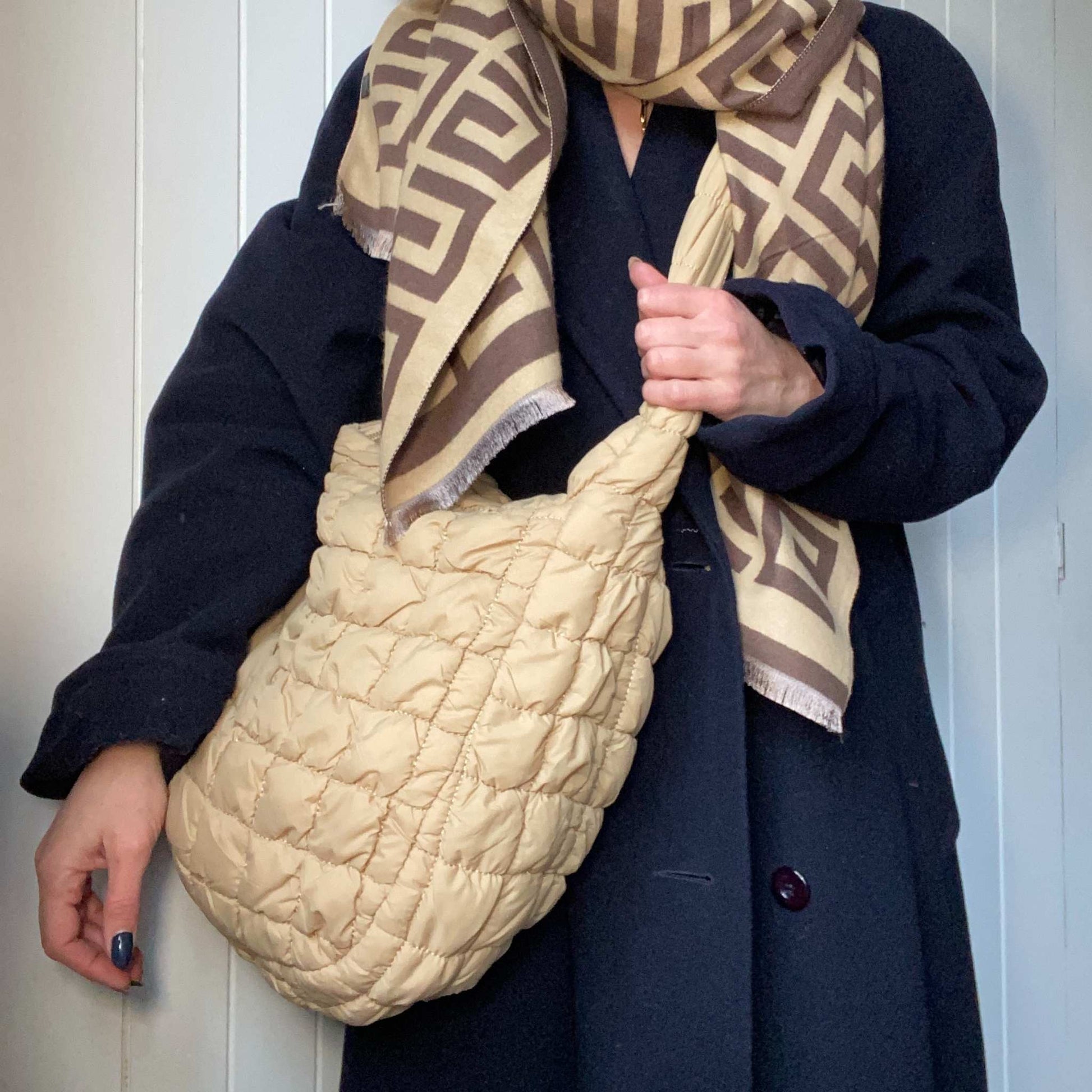Stylish quilted bag, a great addition to any outfit