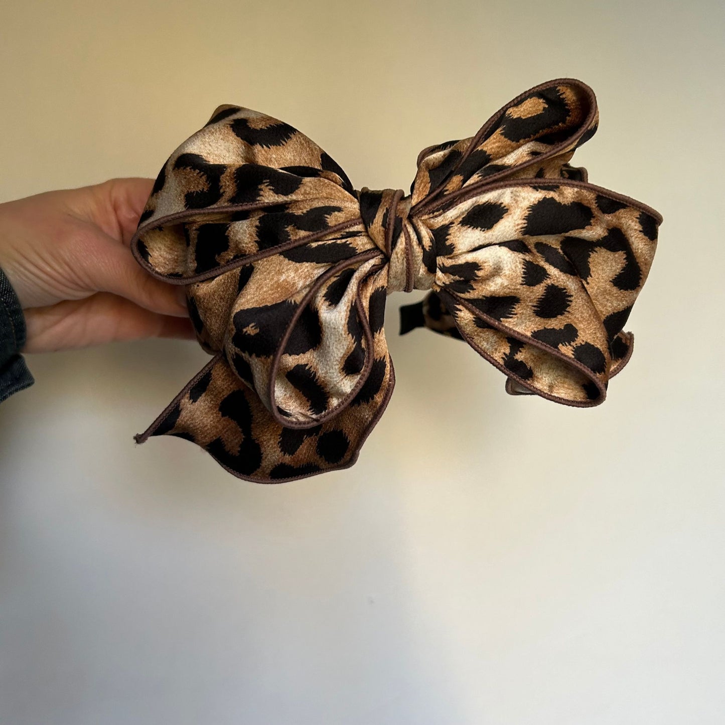 Leopard Print Bow Hairband