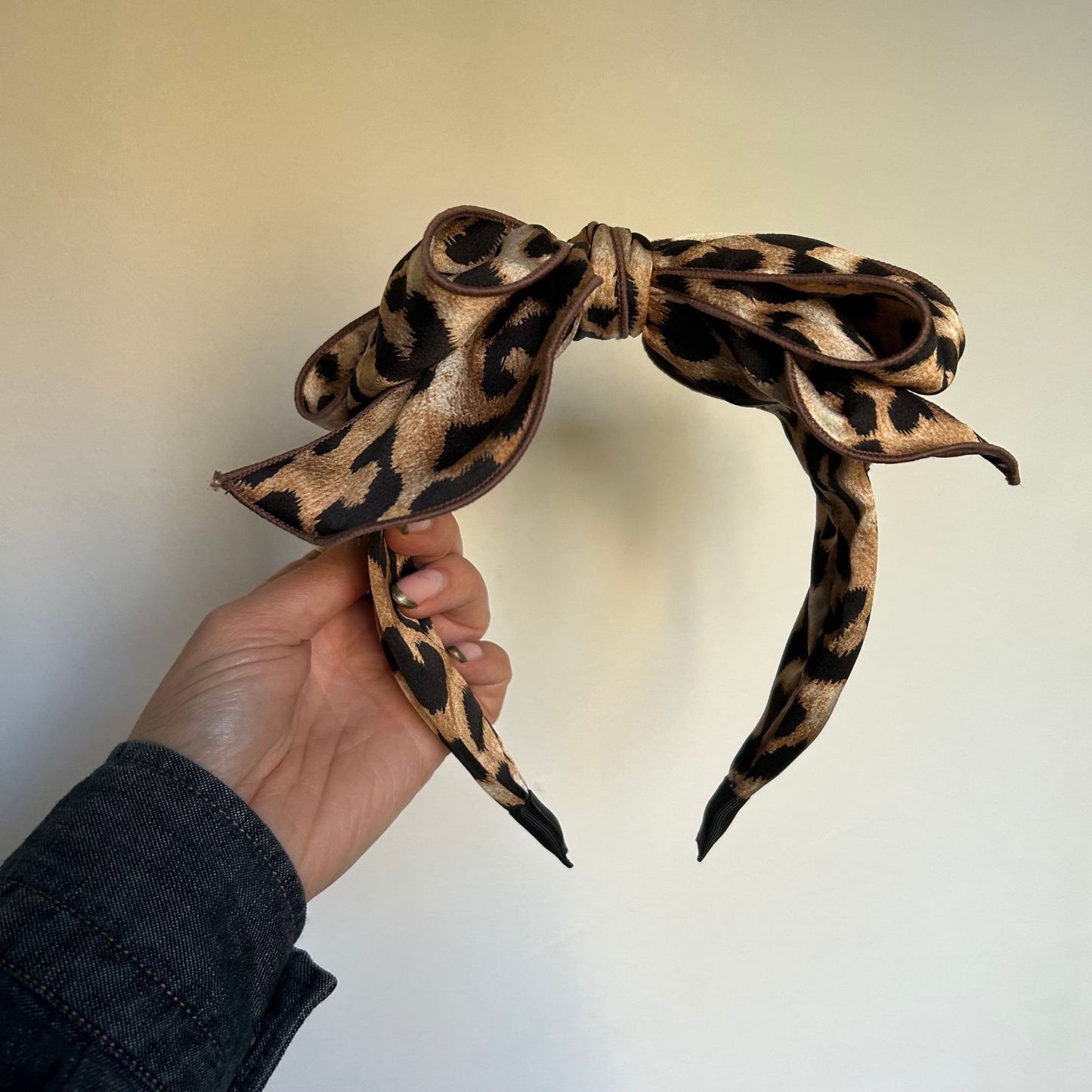Leopard Print Bow Hairband