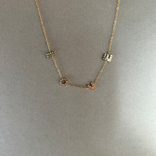 Gold Love Necklace