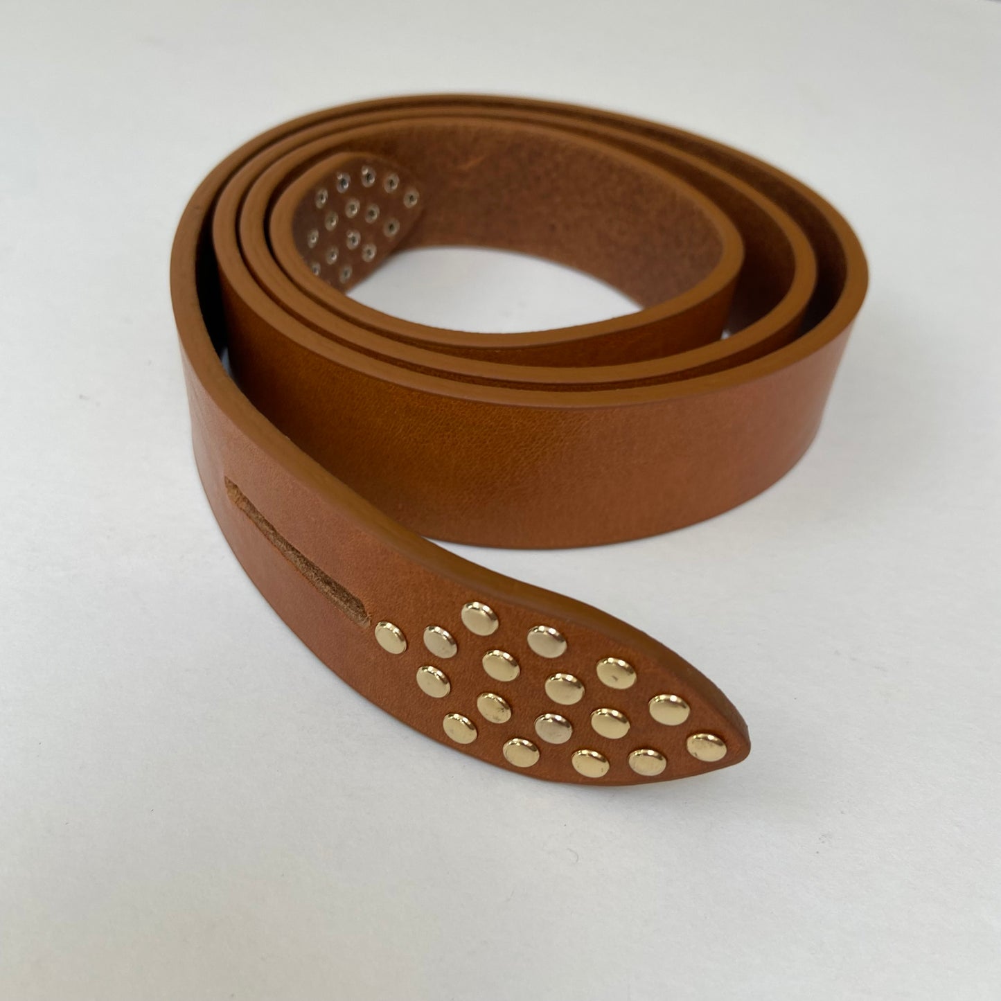 Studded Leather Knot Belts