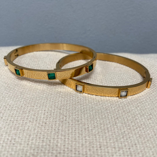 Jewelled Gold Bangles