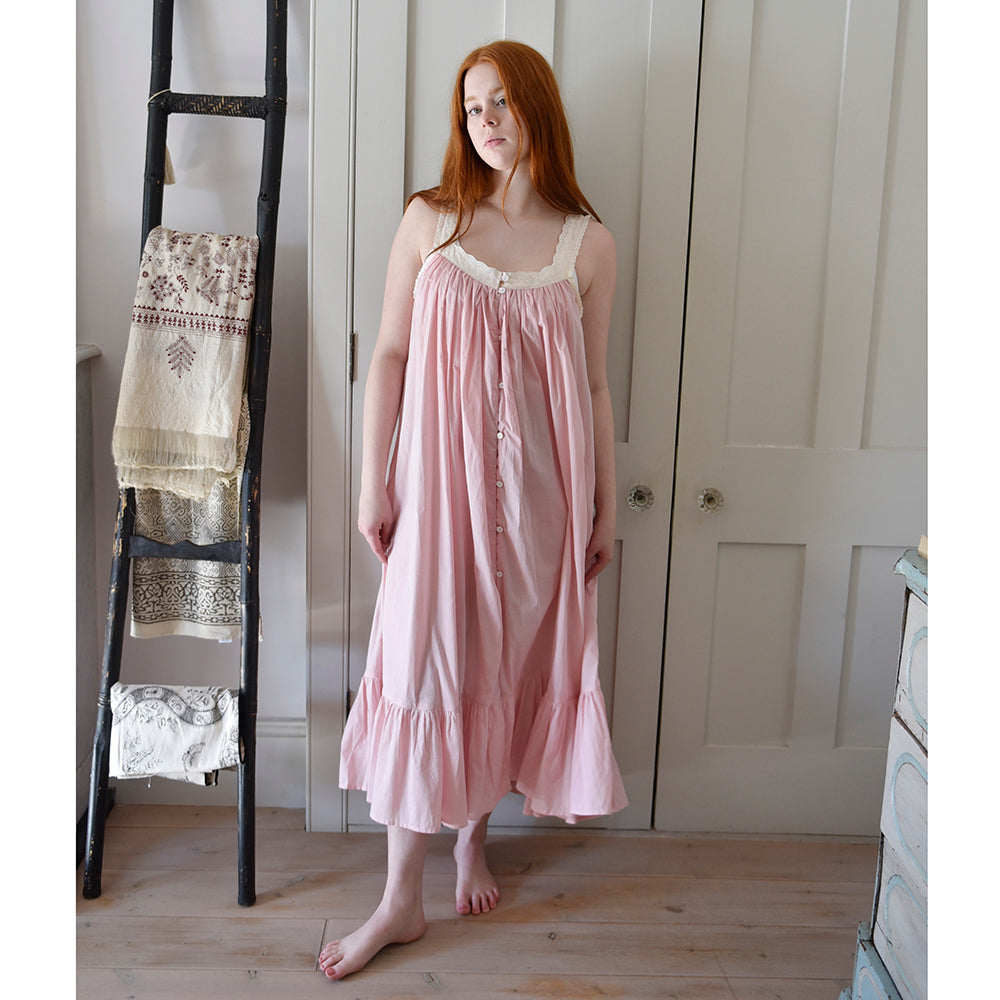 Pink Vintage Style Sundress / Nightdress