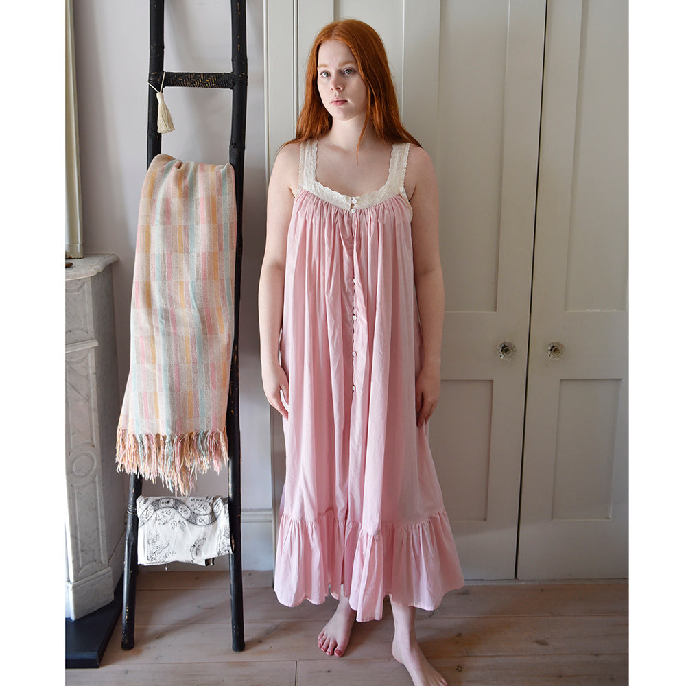 Pink Vintage Style Sundress / Nightdress